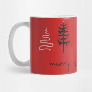 Christmas tree merry Christmas Mug